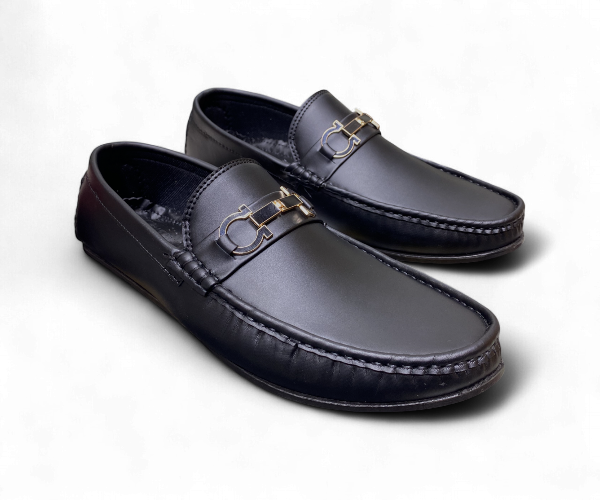 Premium Moza Black Loafers